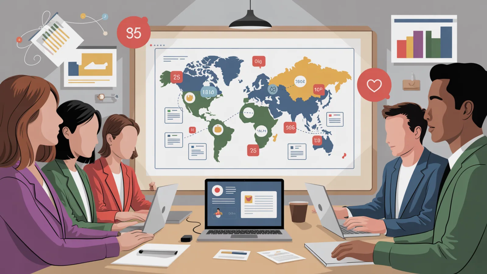 Influencer engagement strategy map